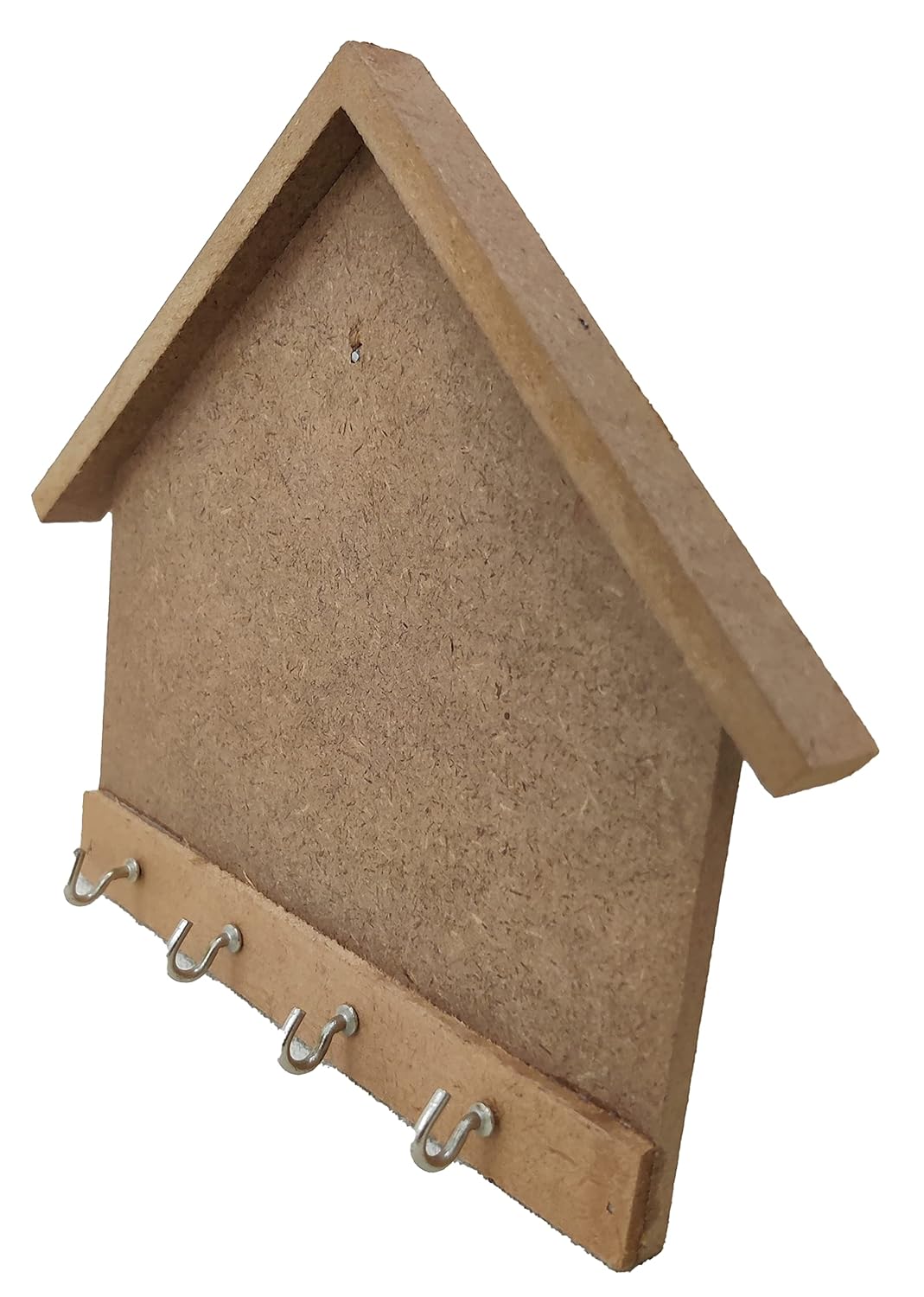 Pack of 2 DIY Wooden Small Key Holder Hut Design (KEY005)