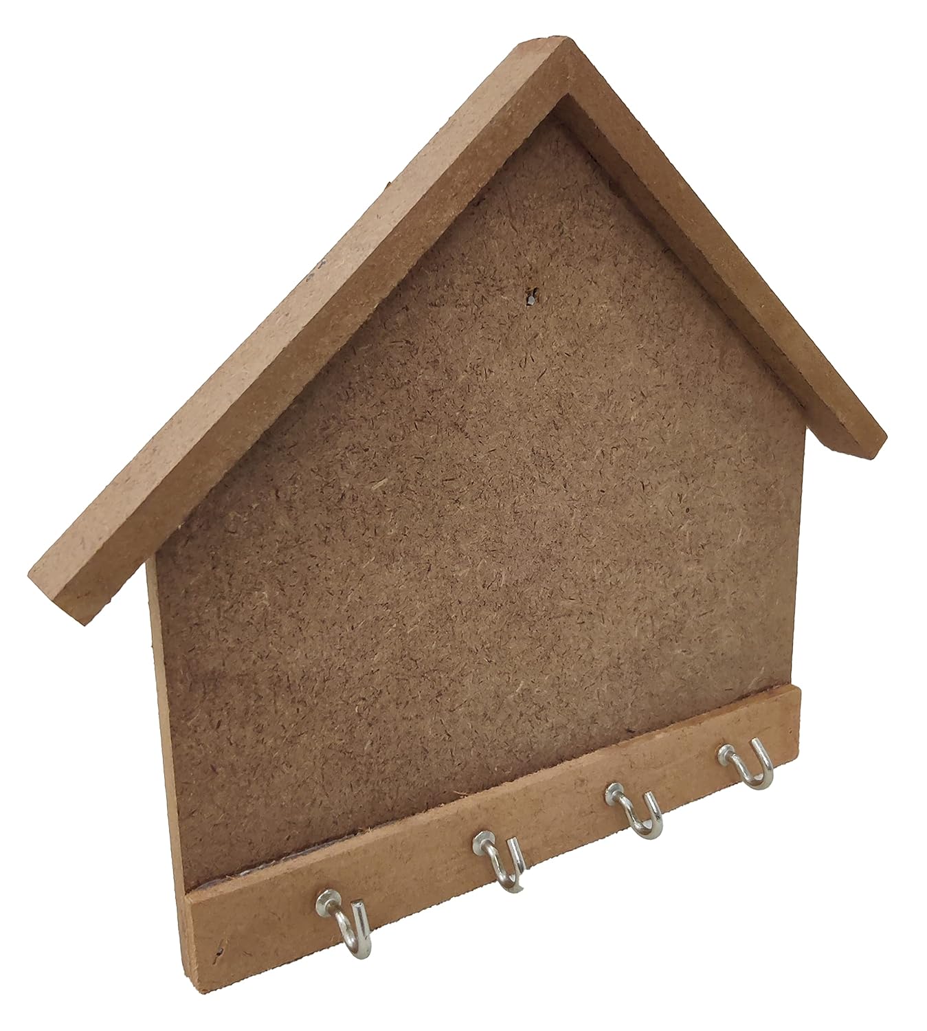 Pack of 2 DIY Wooden Small Key Holder Hut Design (KEY005)