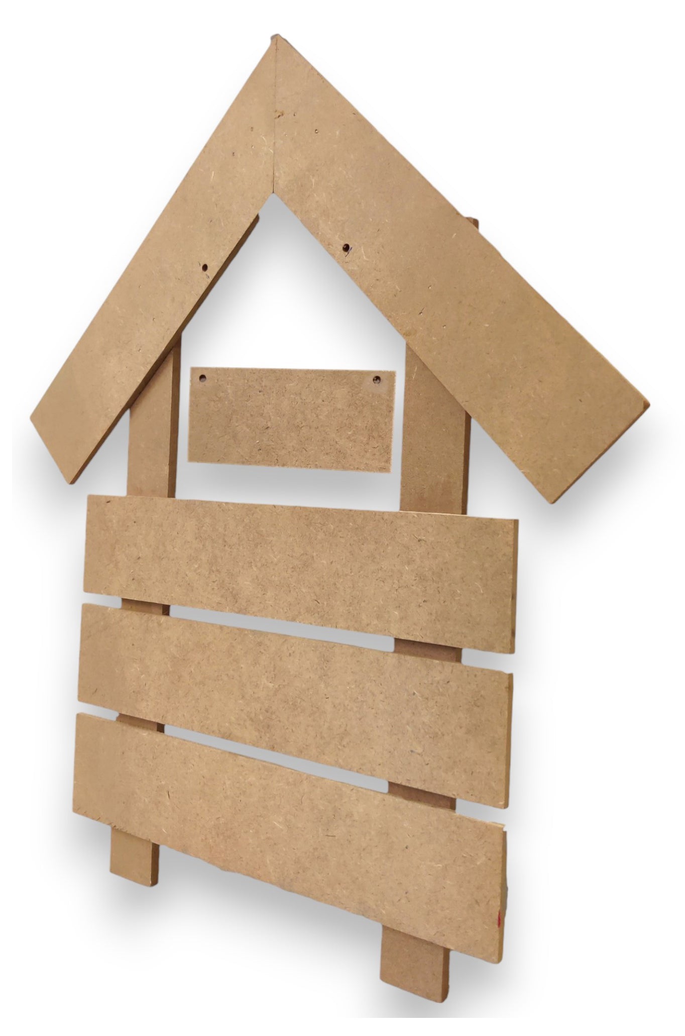 Decorative MDF 3 Row Hut Name Plate (NAM007)