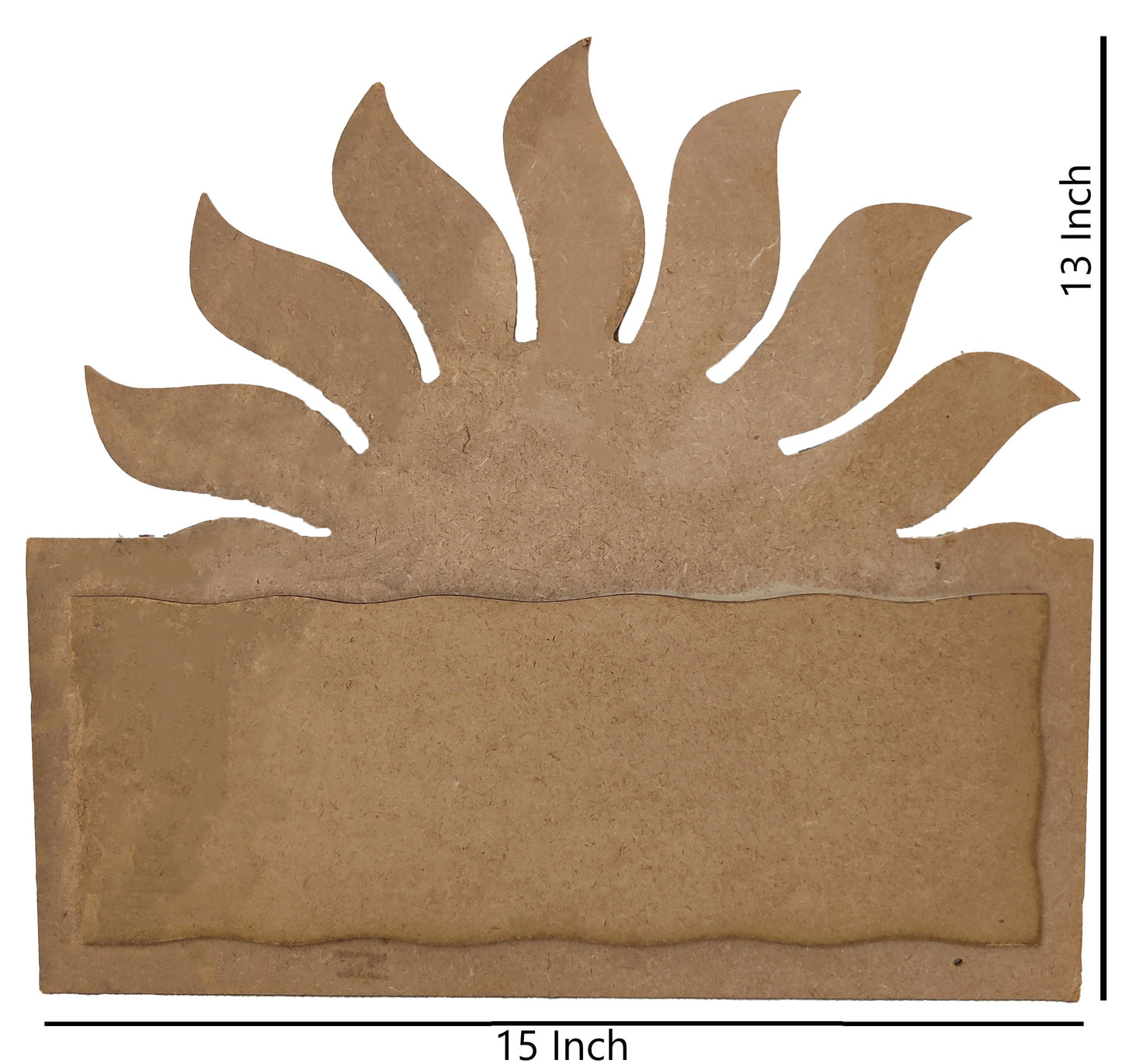 Decorative MDF Suraj Rising Sun Name Plate (NAM010)