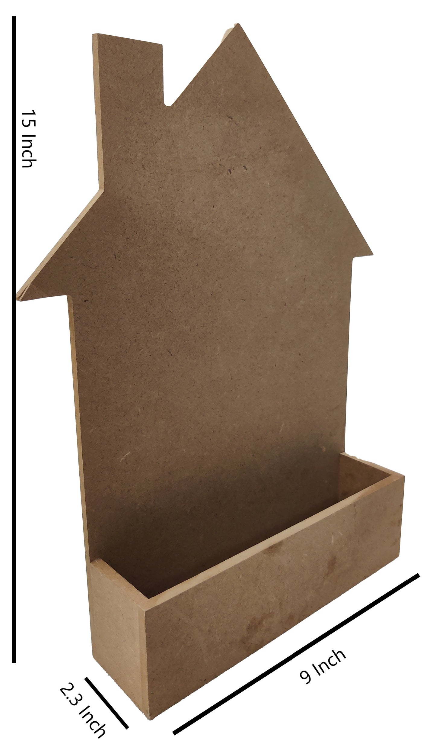 Decorative MDF Hut Name Plate with Planter Box (NAM011)