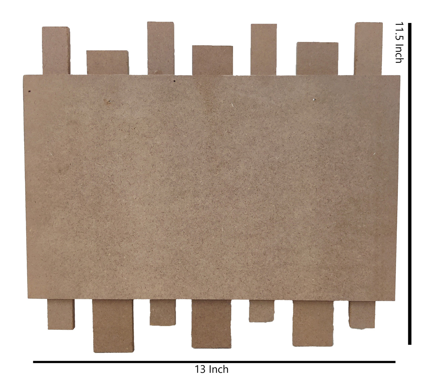 Decorative MDF Name Plate with Multiple Strips (NAM015)