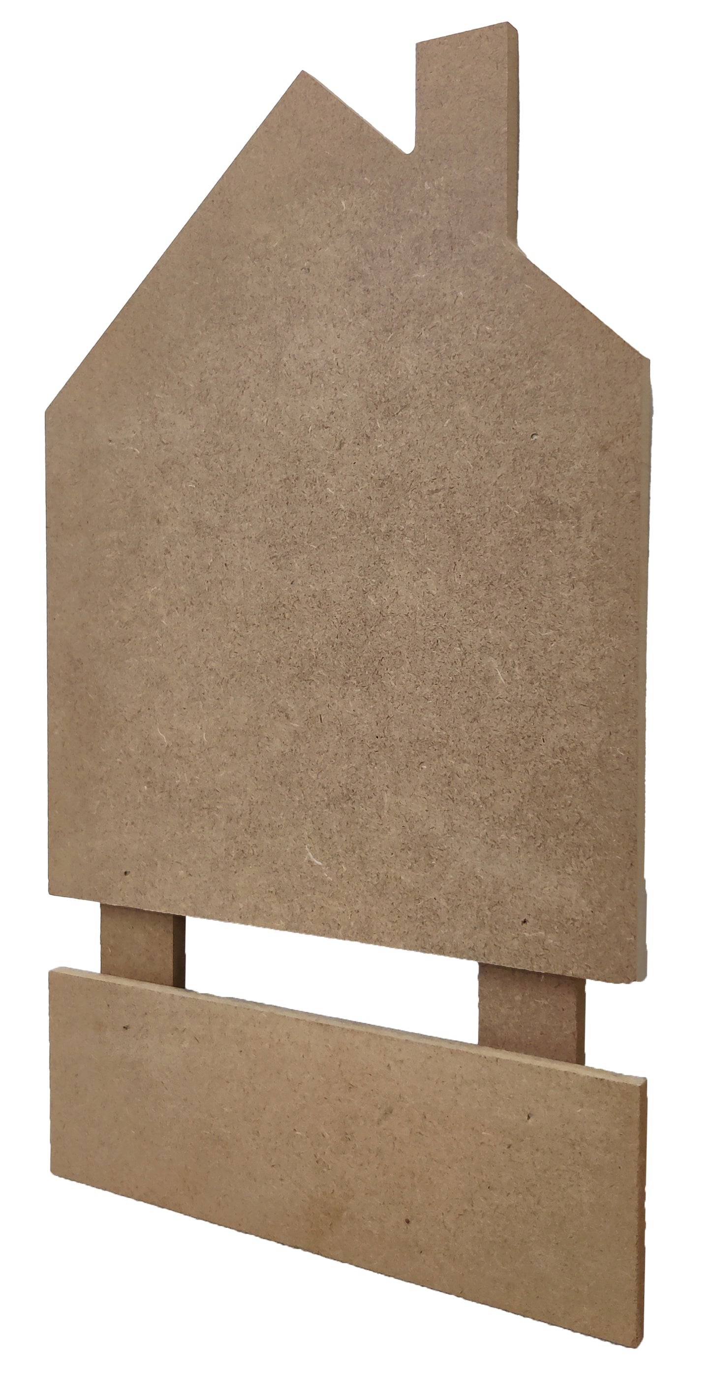 Decorative MDF Hut Name Plate with 1 Row Attached (NAM021)