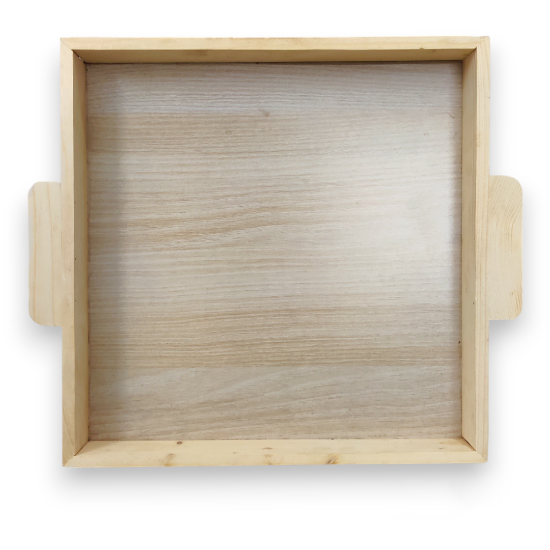 DIY Laminated Pinewood Square Tray (TR013)