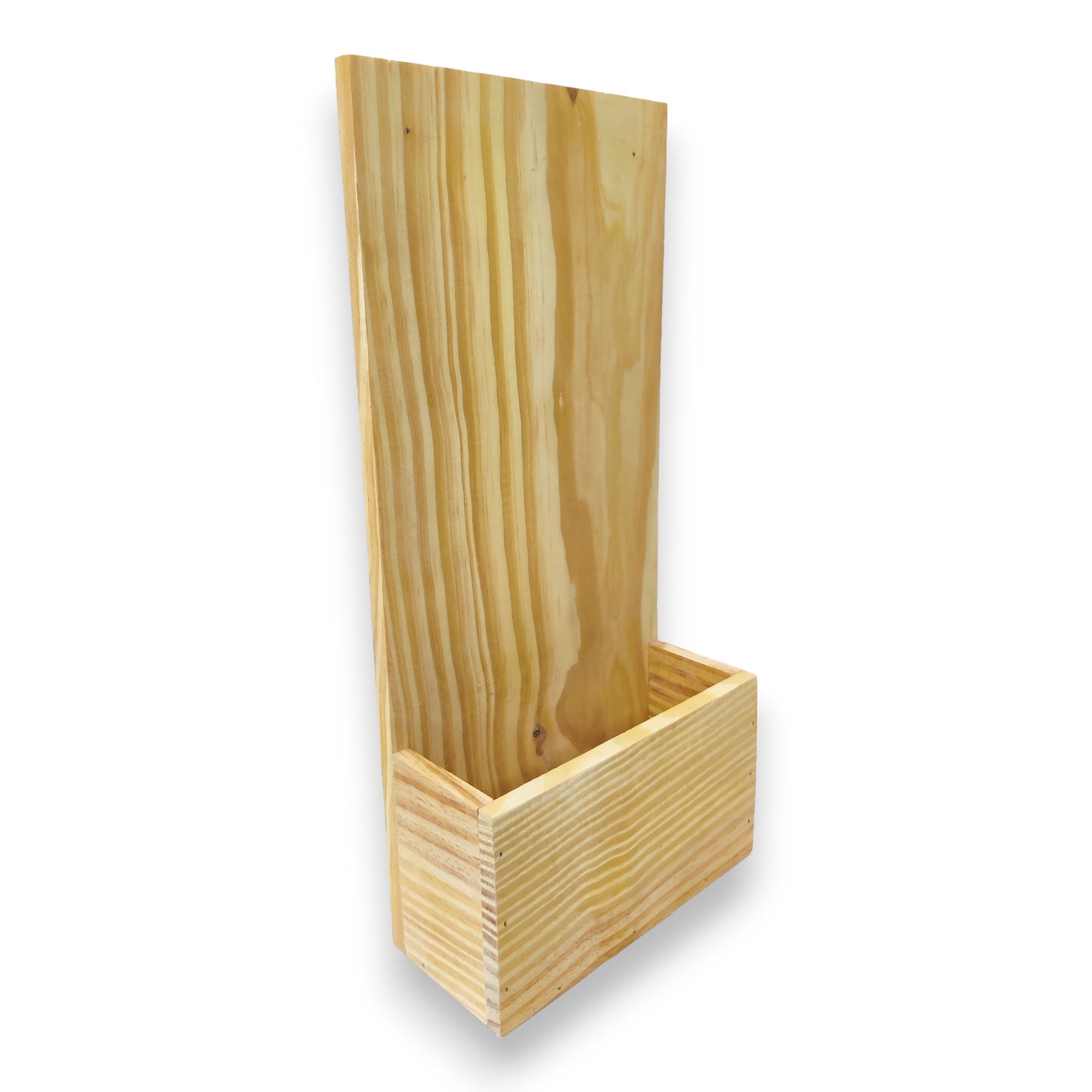 Decorative Pinewood Name Plate with Planter / Envelope Holder (NAM003)