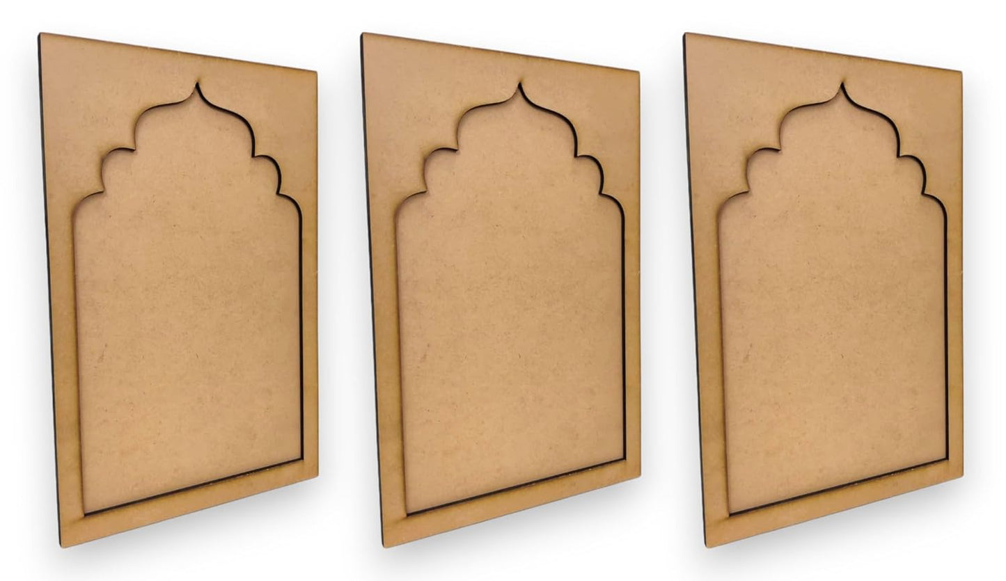 Set of 3 Jharokha Photo Frame (Design 1 JHK001)