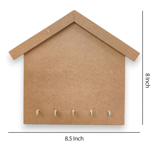 DIY Wooden Key Holder Hut Design (KEY002)