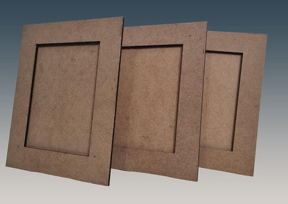 Set of 3 RIA Studio DIY Single MDF Photo Frame (FRM002)