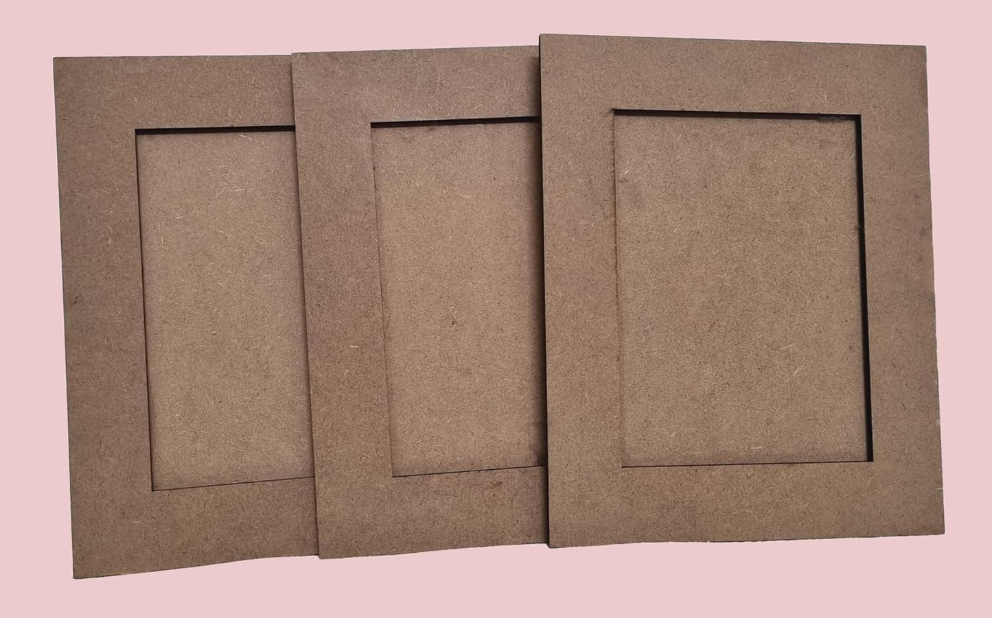 Set of 3 RIA Studio DIY Single MDF Photo Frame (FRM002)