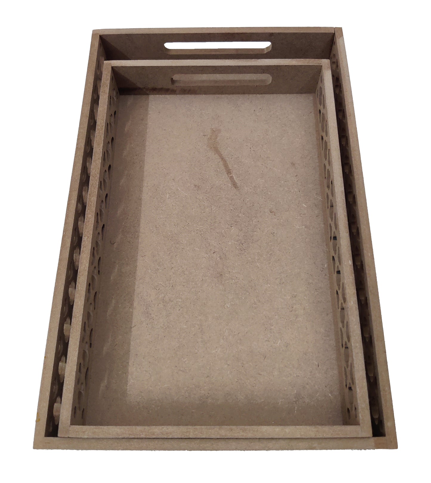 Set of 2 DIY Laser Cut Designer Serving Tray (TR001)