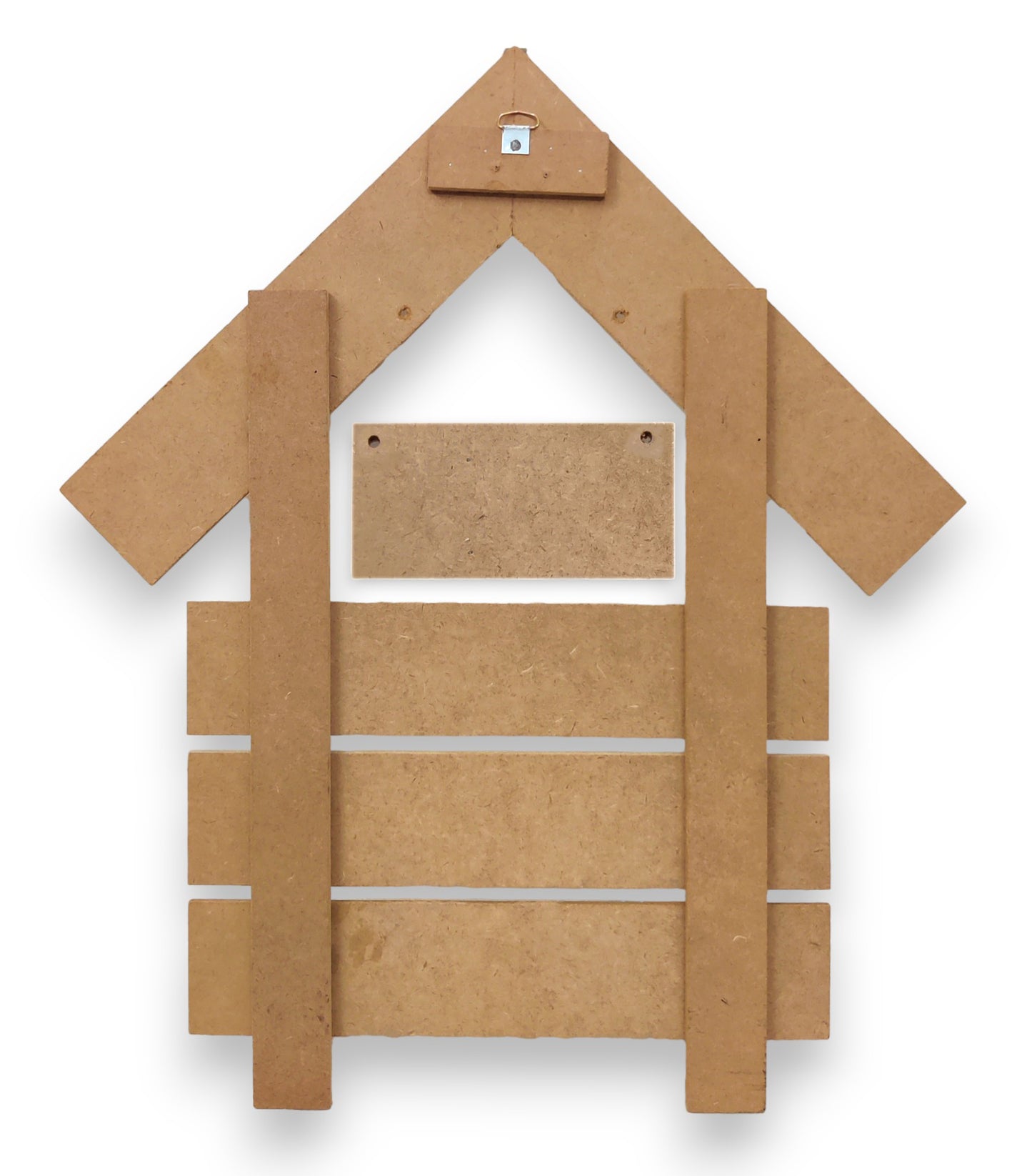 Decorative MDF 3 Row Hut Name Plate (NAM007)
