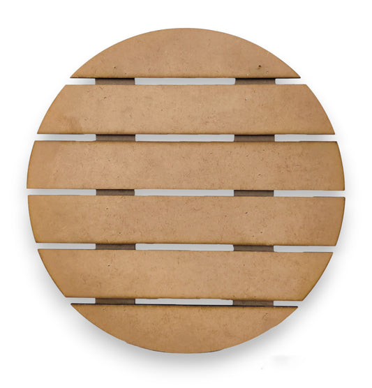Solid MDF Round Name Plate 6 Row for Home Décor Wall Hanging Decorate with Resin Art & Craft (NAM006)