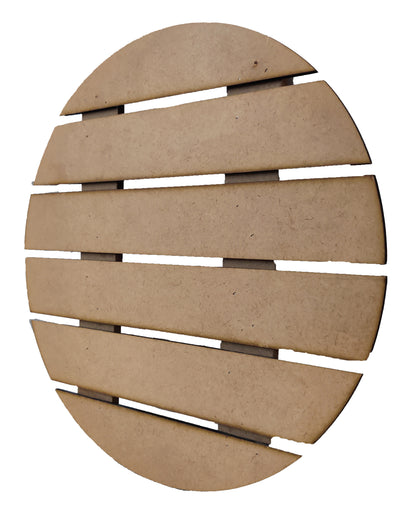 Solid MDF Round Name Plate 6 Row for Home Décor Wall Hanging Decorate with Resin Art & Craft (NAM006)