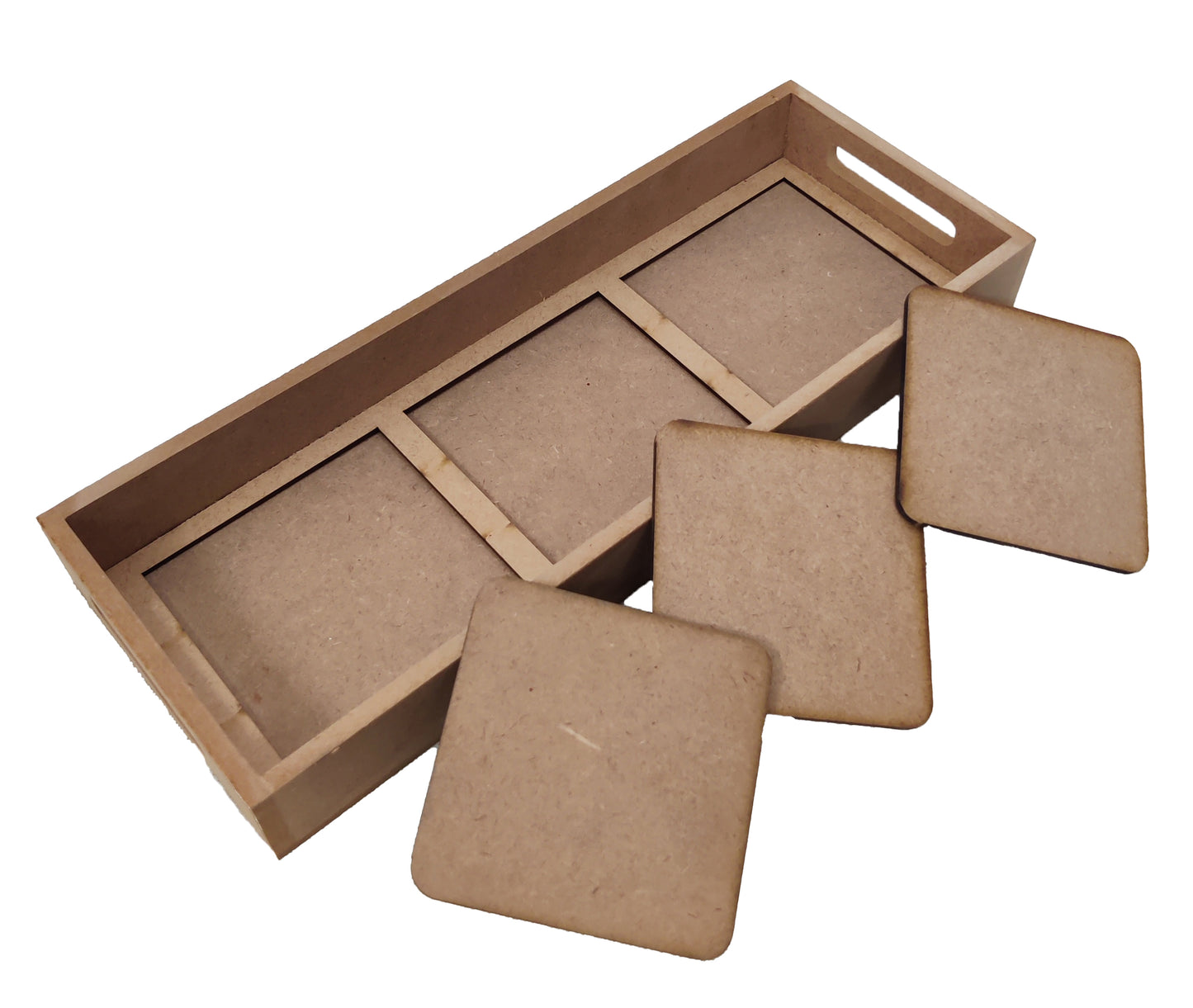 DIY Serving Tray with Tea Coasters (TR004)
