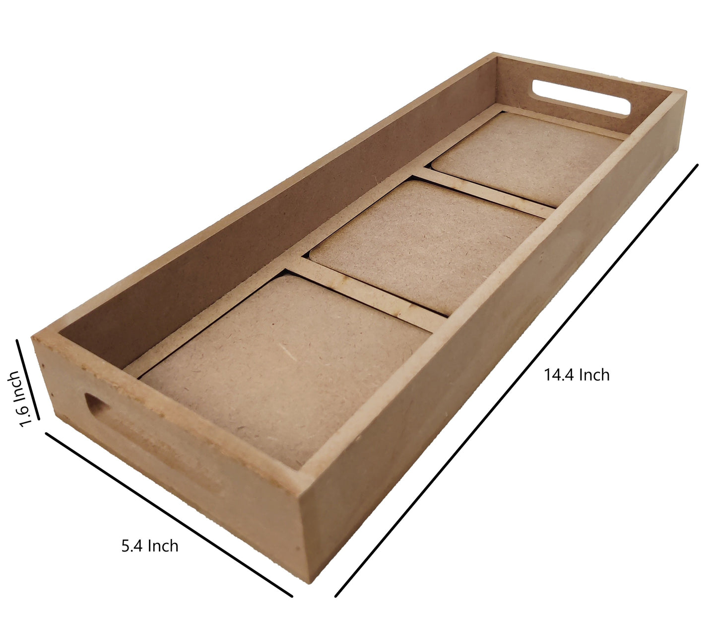 DIY Serving Tray with Tea Coasters (TR004)