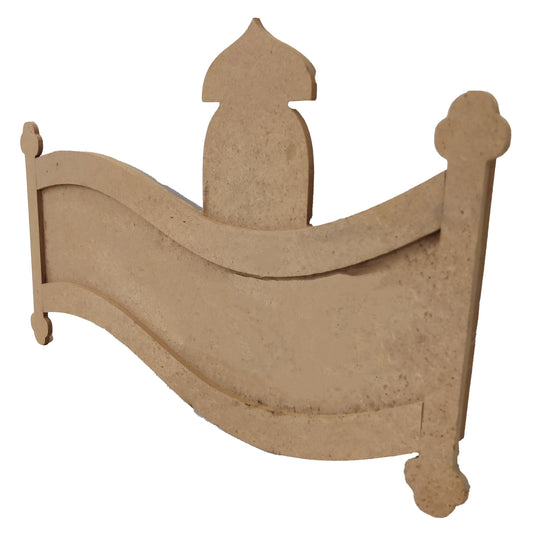 Decorative MDF Scroll Name Plate (NAM016)