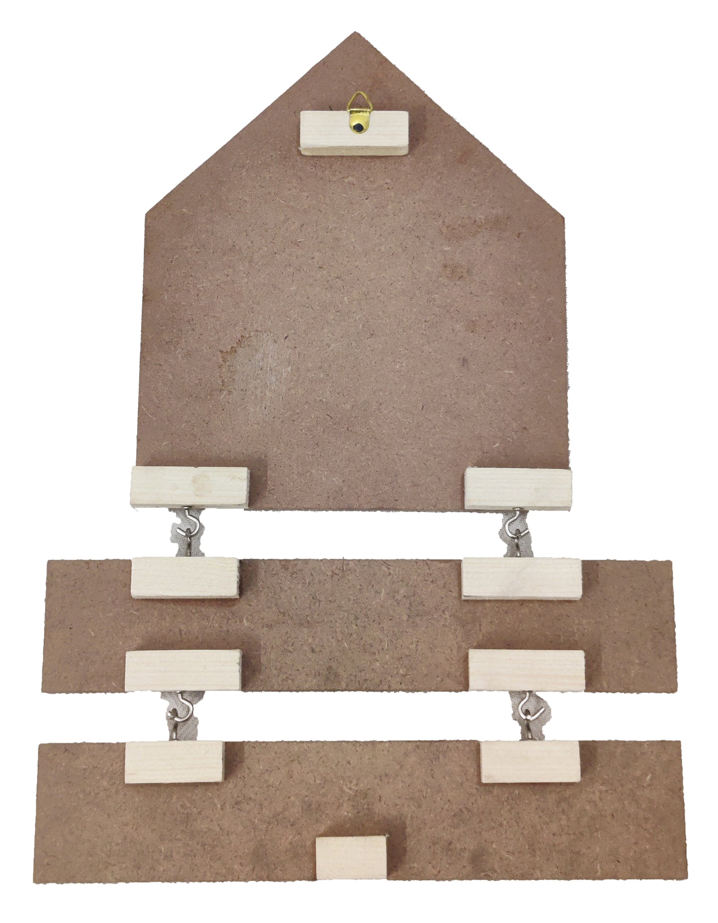 Decorative MDF Hut Name Plate with 2 Hanging Rows (NAM017)
