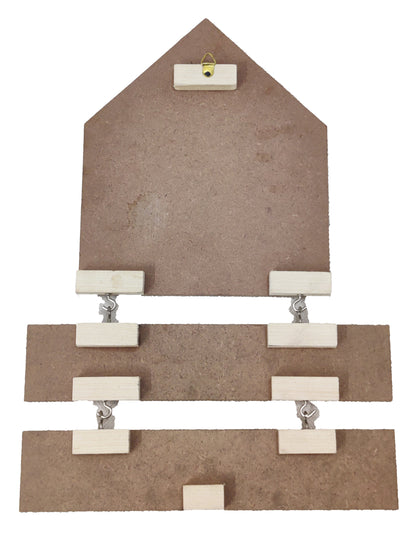 Decorative MDF Hut Name Plate with 2 Hanging Rows (NAM017)