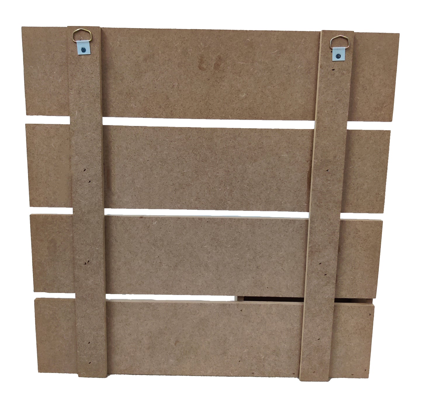 Decorative MDF 4 Row Name Plate with Flower Planter Box (15x15 Inch) (NAM027)