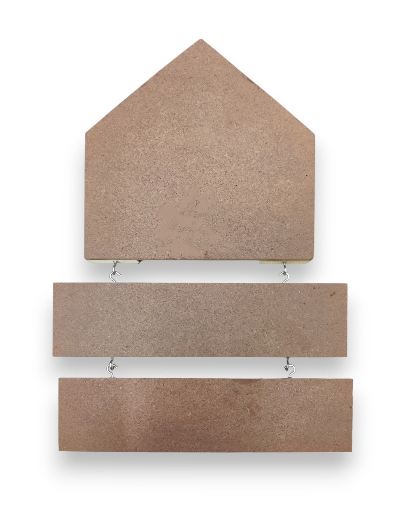 Decorative MDF Hut Name Plate with 2 Hanging Rows (NAM017)