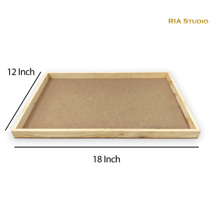 DIY Pinewood Rectangle Packing Tray (TR011)
