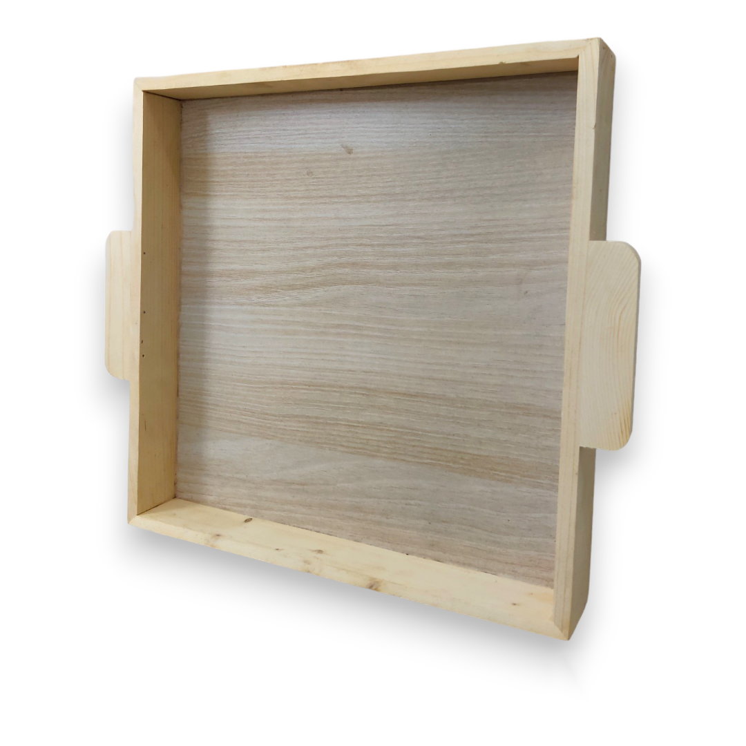 DIY Laminated Pinewood Square Tray (TR013)
