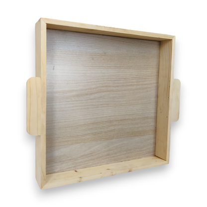 DIY Laminated Pinewood Square Tray (TR013)