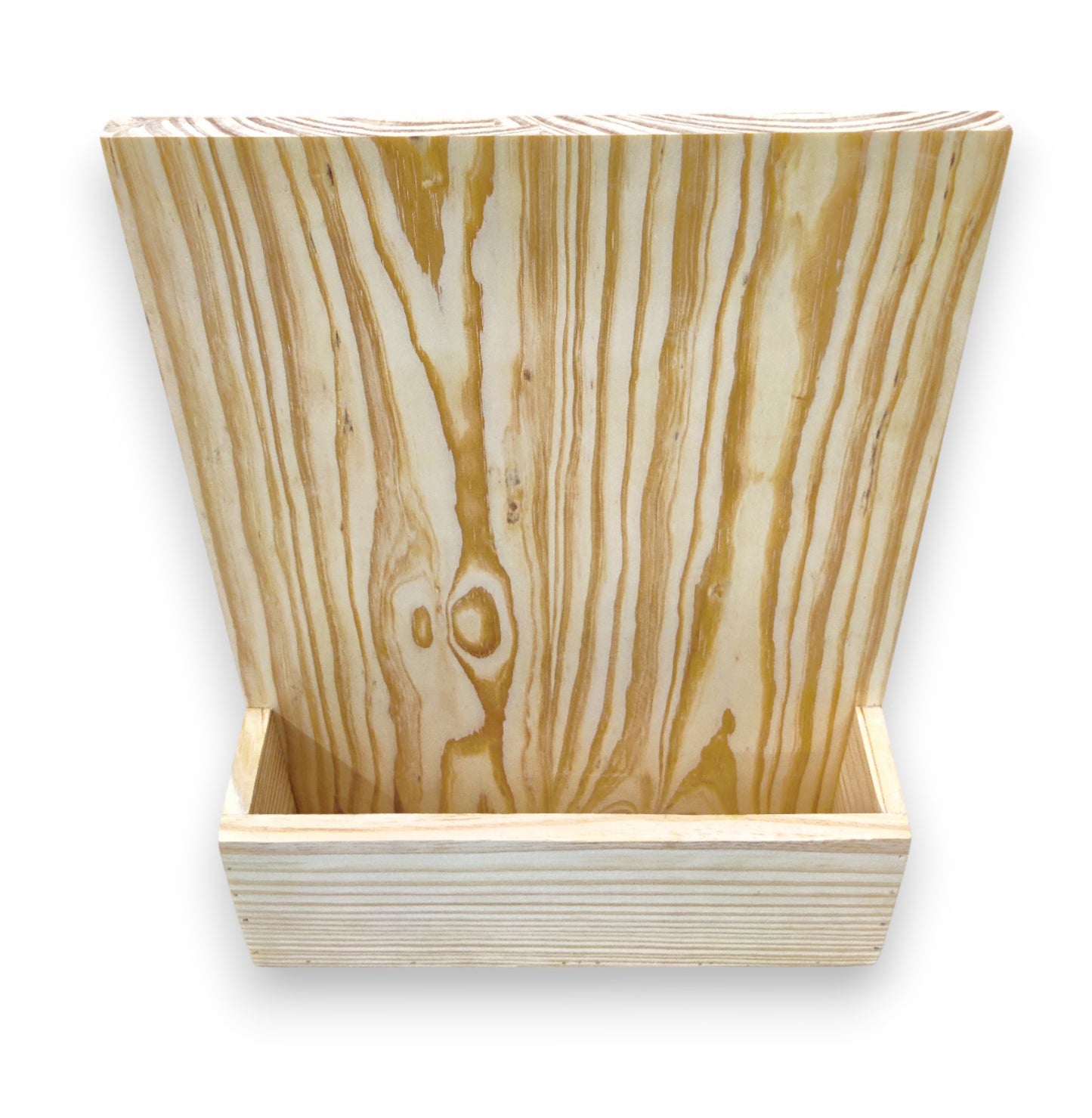 Decorative Pinewood Solid Name Plate with Flower Planter Box (NAM022)