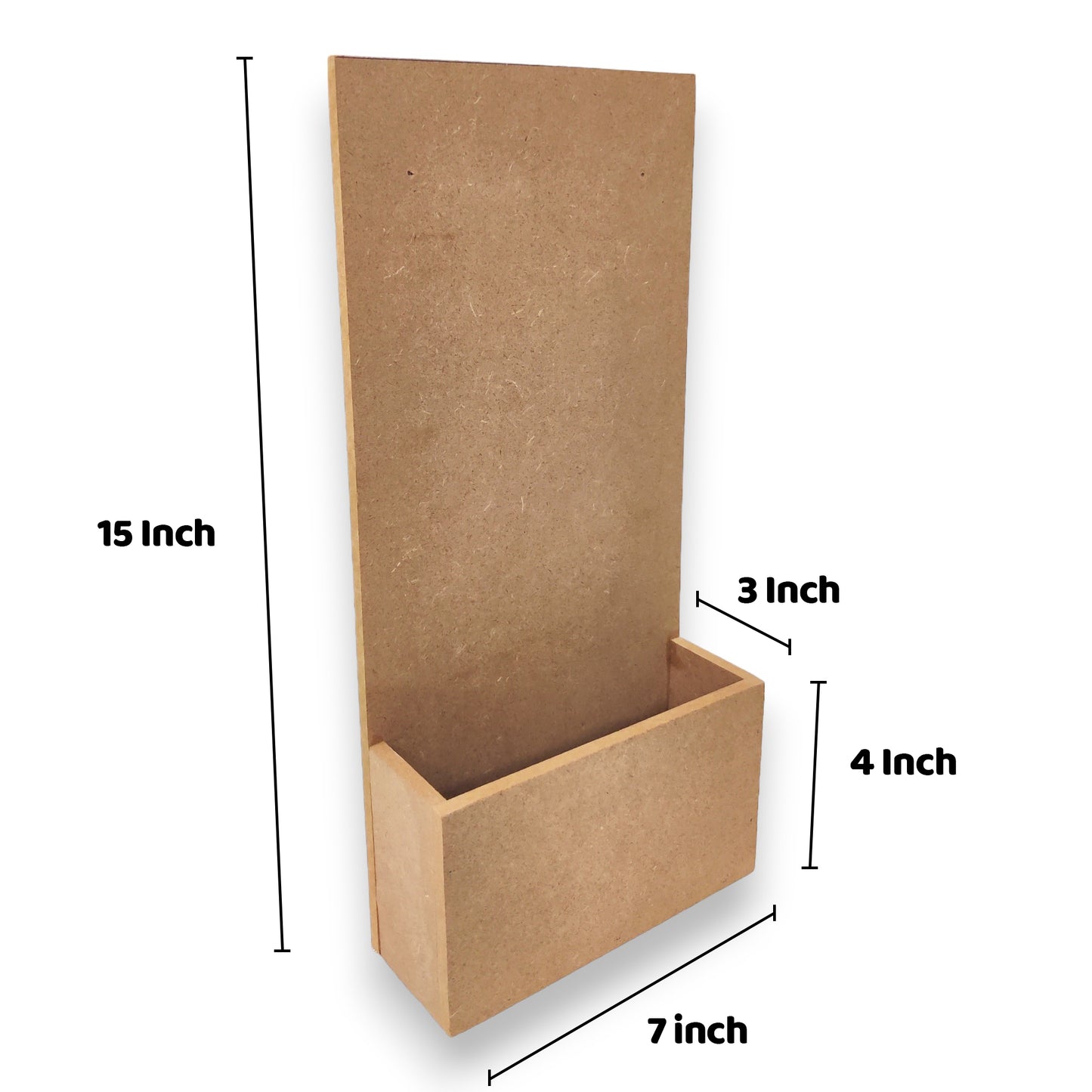 Decorative MDF Name Plate with Planter / Envelope Holder (NAM034)