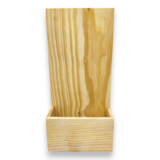 Decorative Pinewood Name Plate with Planter / Envelope Holder (NAM003)