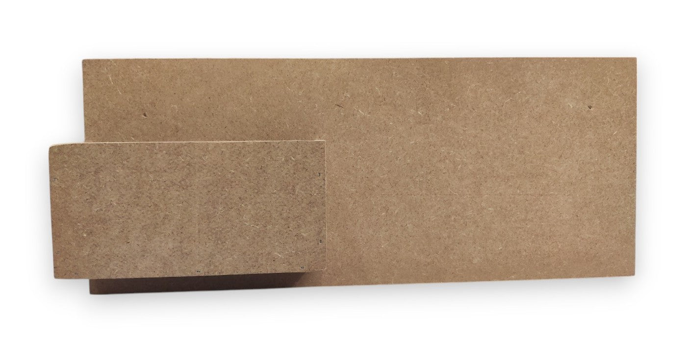 Decorative MDF Horizontal Name Plate with Planter (NAM038)